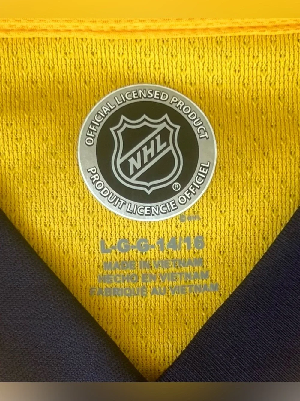 Nashville Predators New NHL Team Apparel Youth Hockey Jersey
